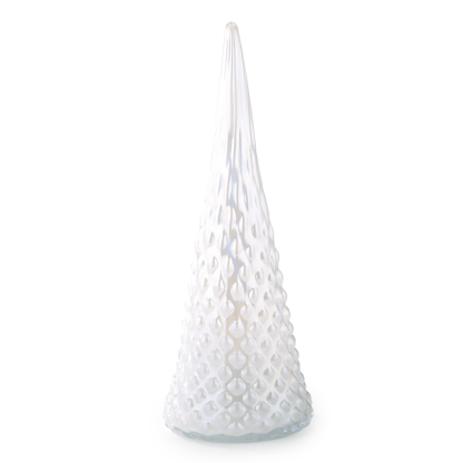 47127	 D6.5"H16.5" - GLASS CHRISTMAS TREE