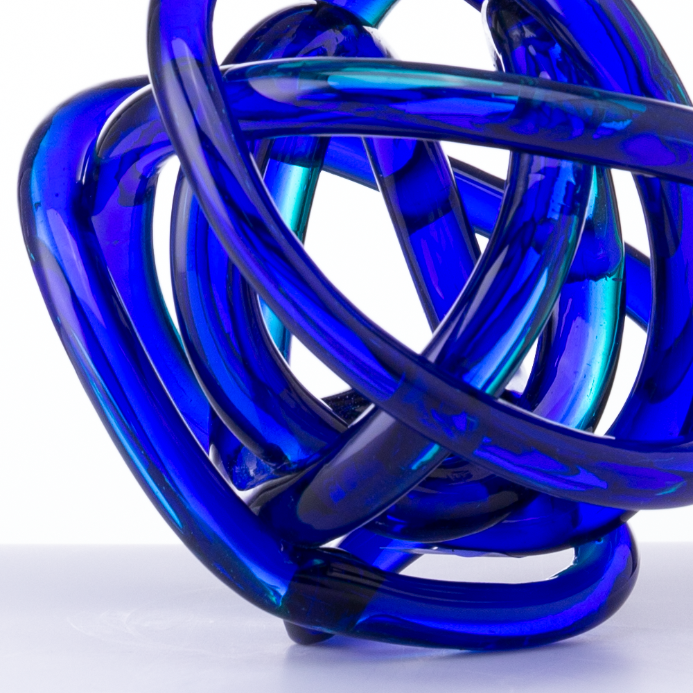 47154bl	 D4.5" - GLASS KNOT