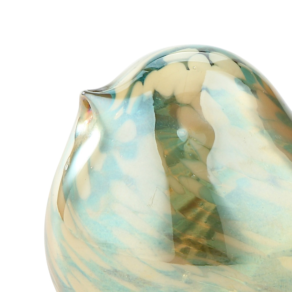 48148ASST	 L4"W2.5"H3" - ASSORTED COLORS GLASS BIRD FIGURINES