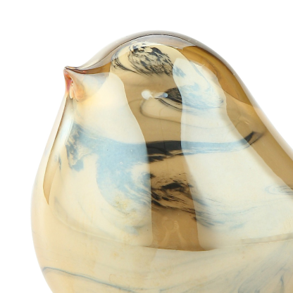 48148ASST	 L4"W2.5"H3" - ASSORTED COLORS GLASS BIRD FIGURINES