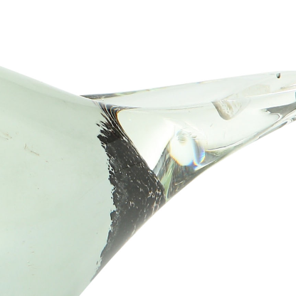 48149	 L5"W2"H2.5" - GLASS BIRD FIGURINE