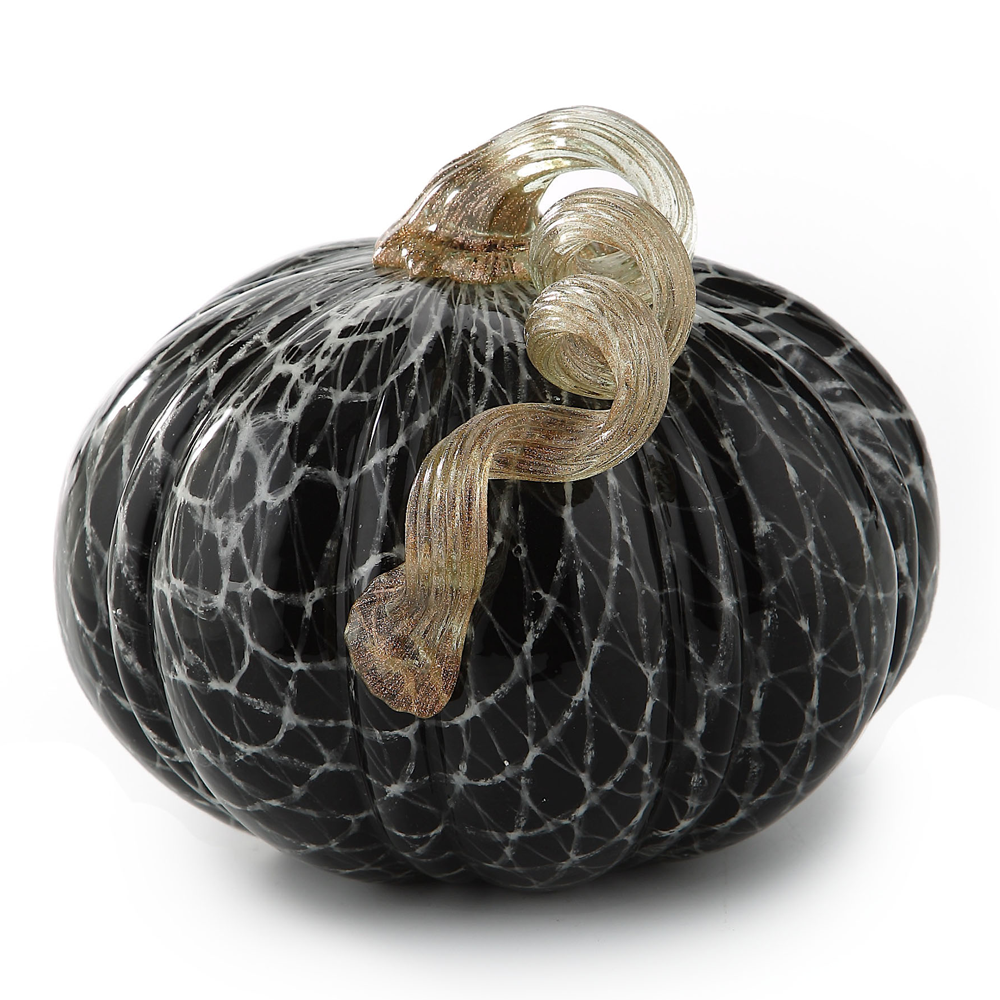 48157ASST	 D7"H6" - ASSORTED GLASS PUMPKINS