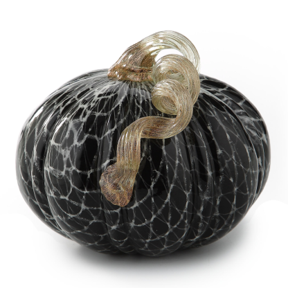 48157ASST	 D7"H6" - ASSORTED GLASS PUMPKINS