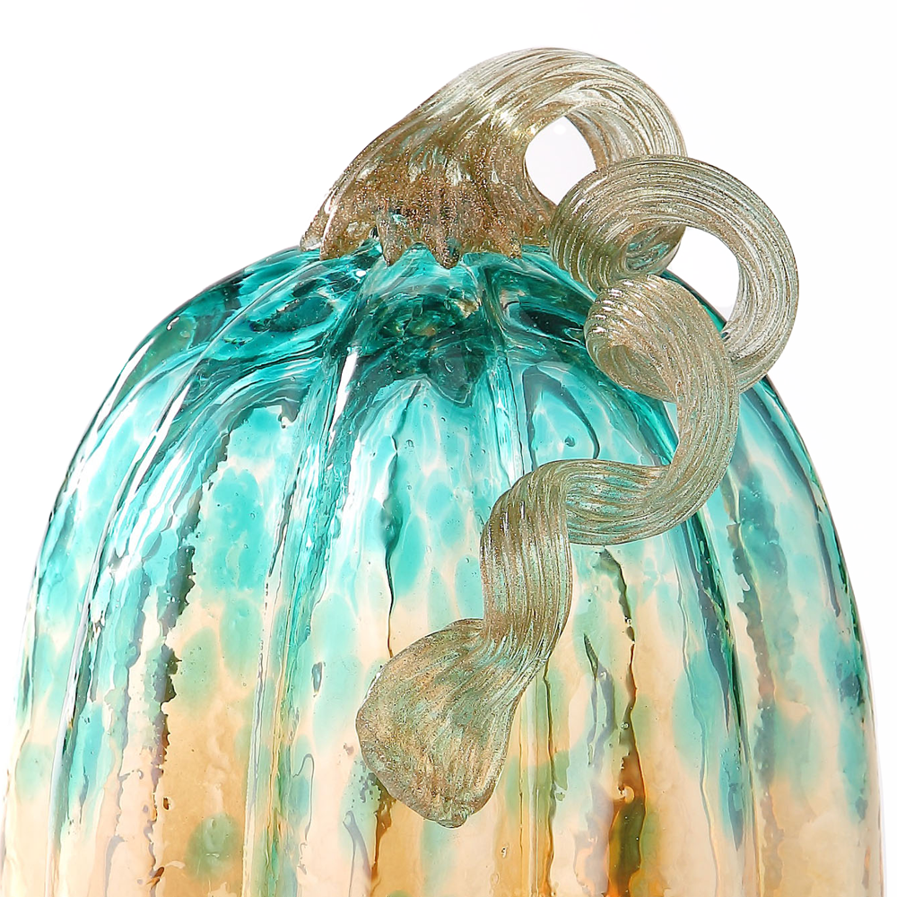 48158ASST	 D6"H8.5" - ASSORTED GLASS PUMPKINS