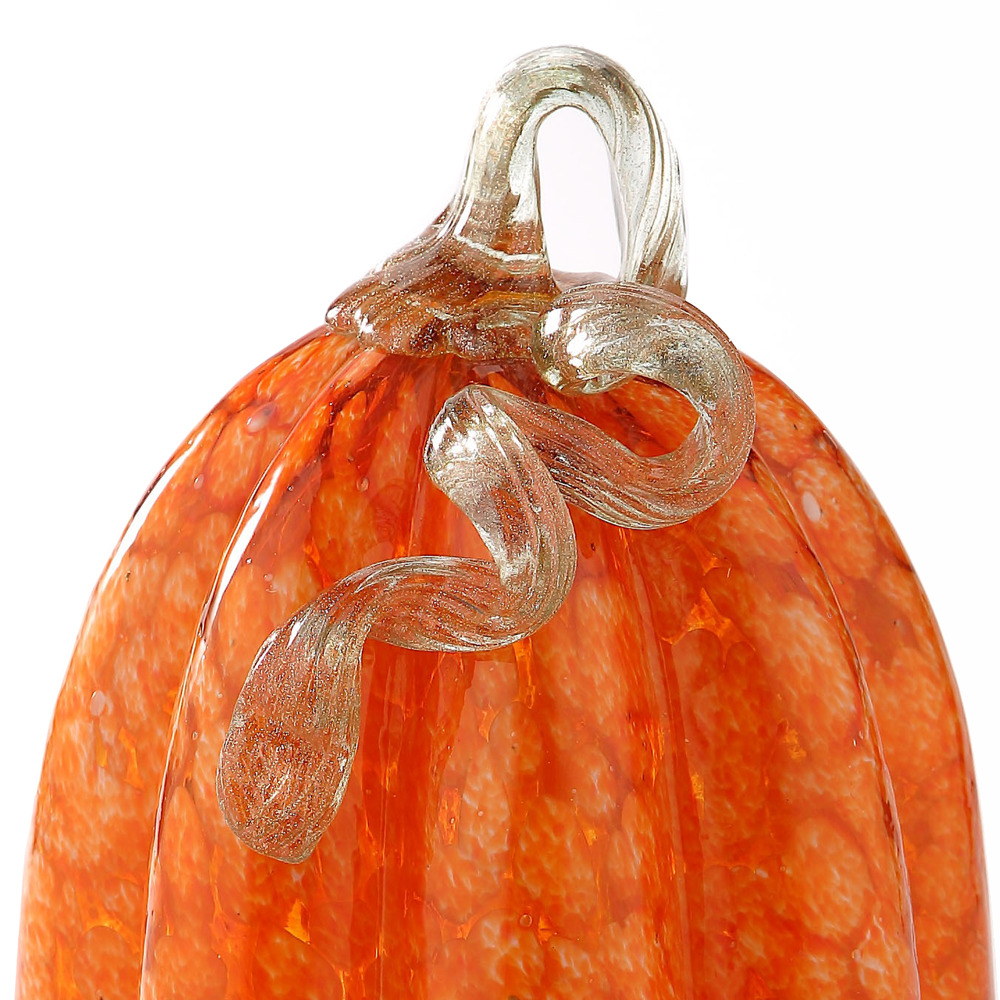 48158ASST	 D6"H8.5" - ASSORTED GLASS PUMPKINS