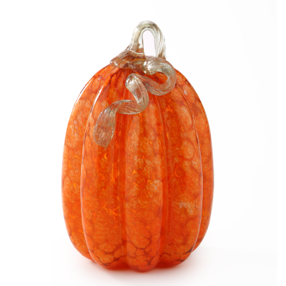 48158ASST	 D6"H8.5" - ASSORTED GLASS PUMPKINS