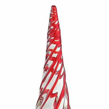 49456	 D6.5"H14" - GLASS CHRISTMAS TREE