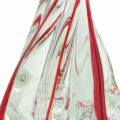 49456	 D6.5"H14" - GLASS CHRISTMAS TREE