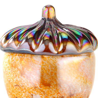 49620ASST	 D3.7"H4.7" - ASSORTED GLASS ACORNS