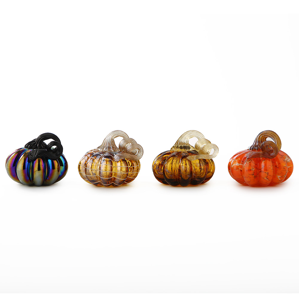 A49632	 D:3.7" H:3.3" 4ASST COLORS HALLOWEEN PUMPKIN  6SETS/CASE