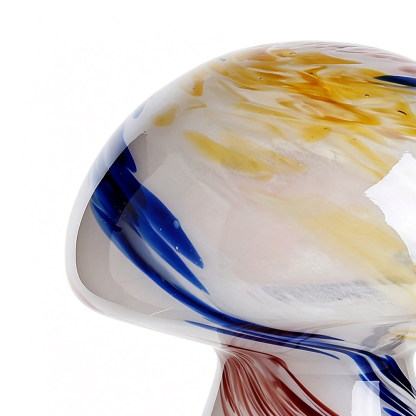 49704	 D6.1"H7.9" - GLASS MUSHROOM