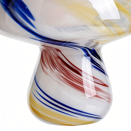 49704	 D6.1"H7.9" - GLASS MUSHROOM