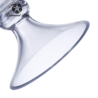 64451	 D9.5"H13" - GLASS CANDLEHOLDER