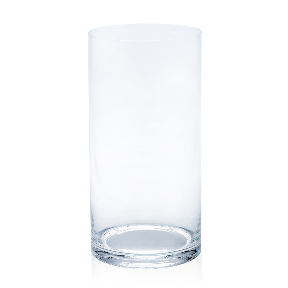 D5"H10" - CLEAR GLASS CYLINDER VASE