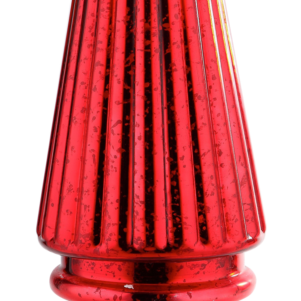 51381	 *D6"H21" - MERCURY GLASS CHRISTMAS TREE