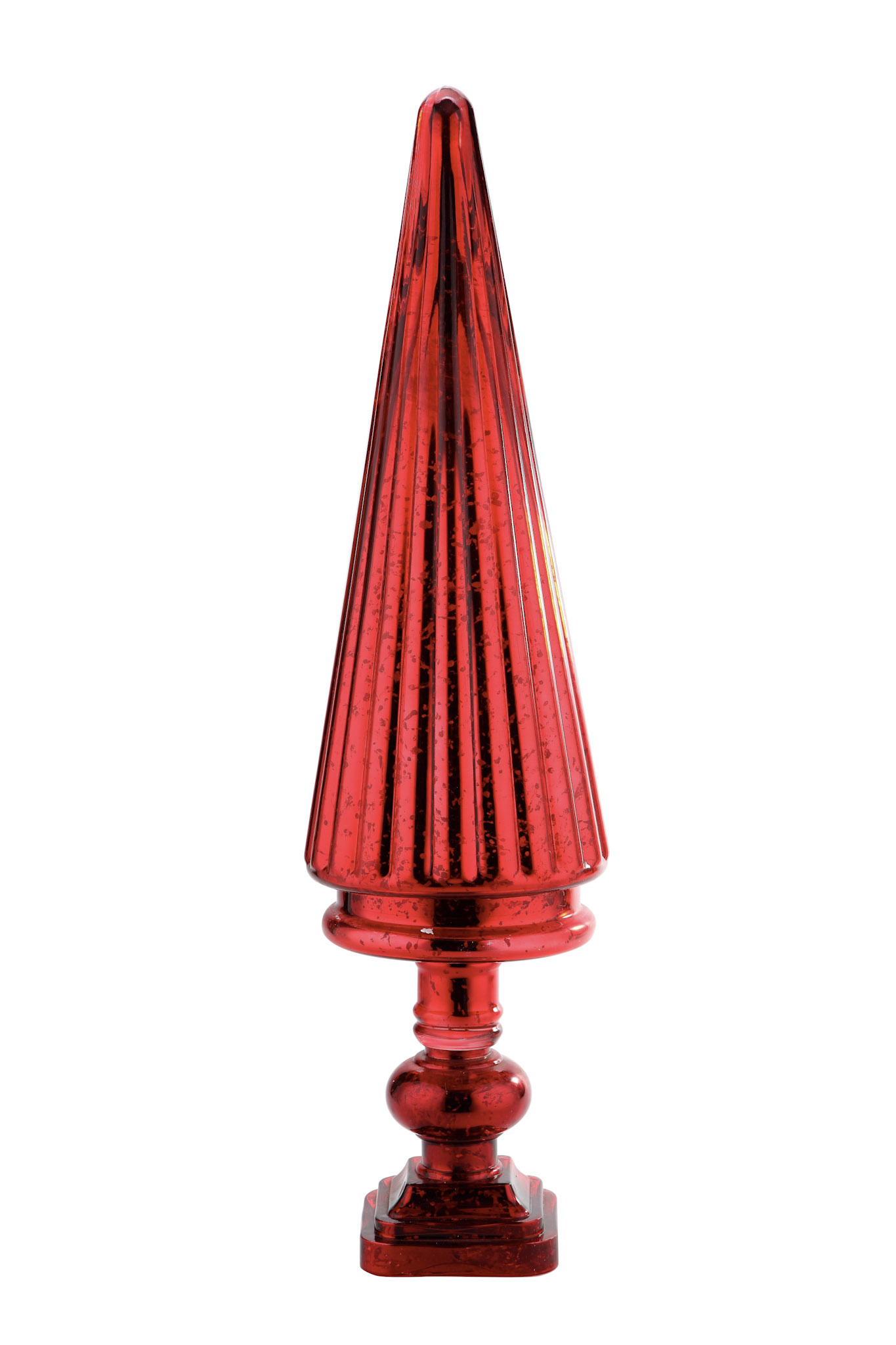 *D8"H29" - MERCURY GLASS CHRISTMAS TREE