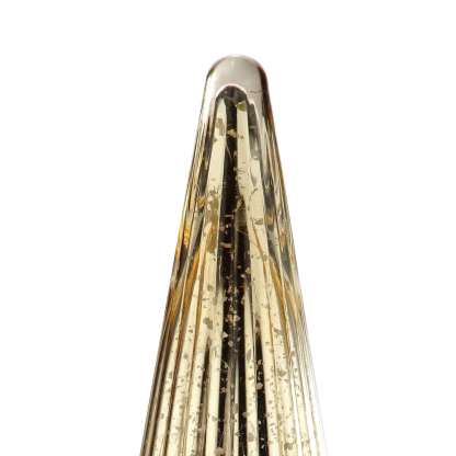 51384	 *D8"H29" - MERCURY GLASS CHRISTMAS TREE