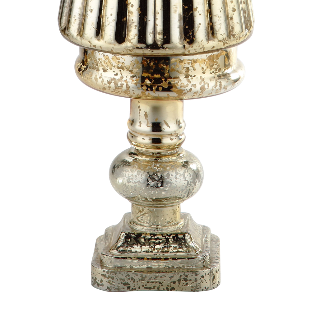 51384	 *D8"H29" - MERCURY GLASS CHRISTMAS TREE