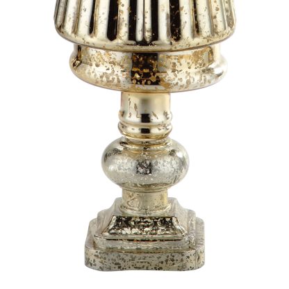 51384	 *D8"H29" - MERCURY GLASS CHRISTMAS TREE