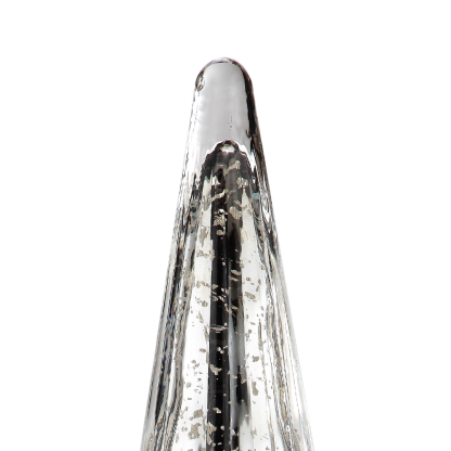 51387	 D6"H21" - MERCURY GLASS CHRISTMAS TREE