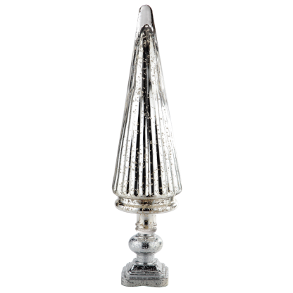 51388	 *D8"H29" - MERCURY GLASS CHRISTMAS TREE