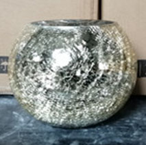 *D8"H6" - MERCURY VASE