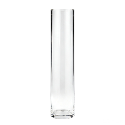 51616	 D4"H20" - CLEAR GLASS CYLINDER VASE
