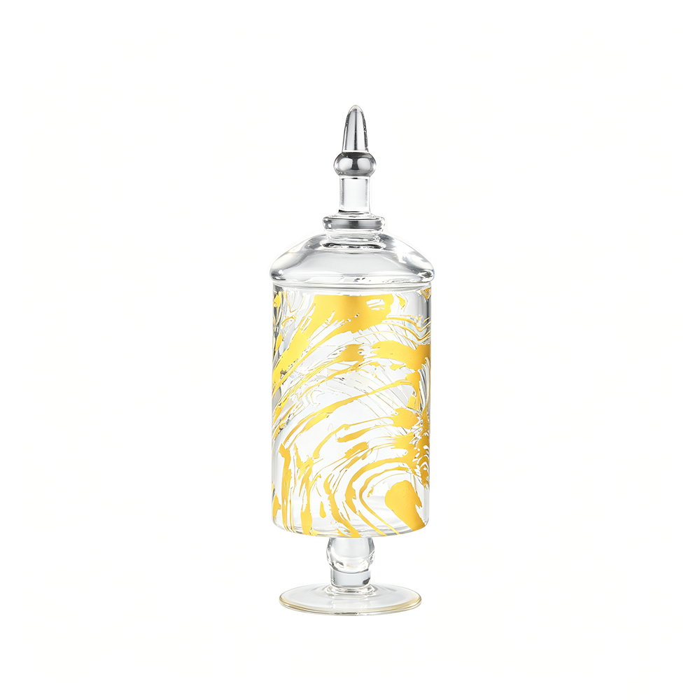 51774	 D5"H15" - DECORATIVE GLASS JAR