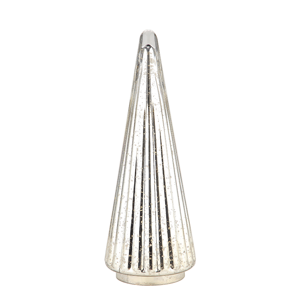 51926	 D7.5"H21.5" - MERCURY GLASS CHRISTMAS TREE