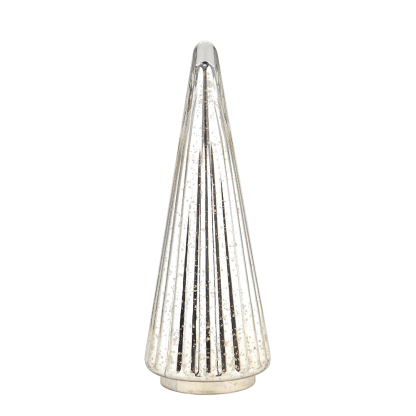 51926	 D7.5"H21.5" - MERCURY GLASS CHRISTMAS TREE
