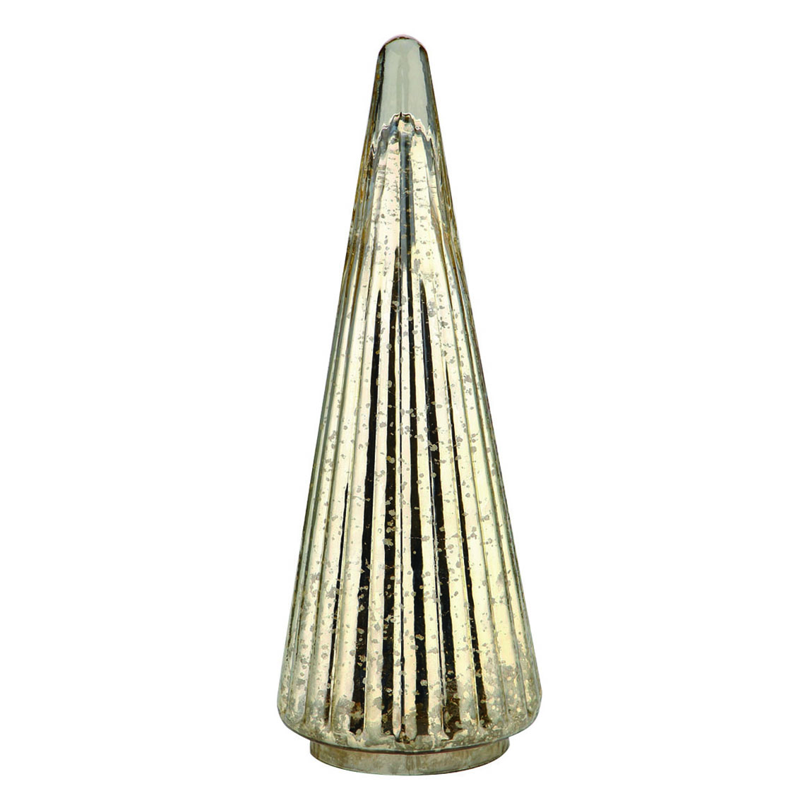 51927	 D7.5"H21.5" - MERCURY GLASS CHRISTMAS TREE