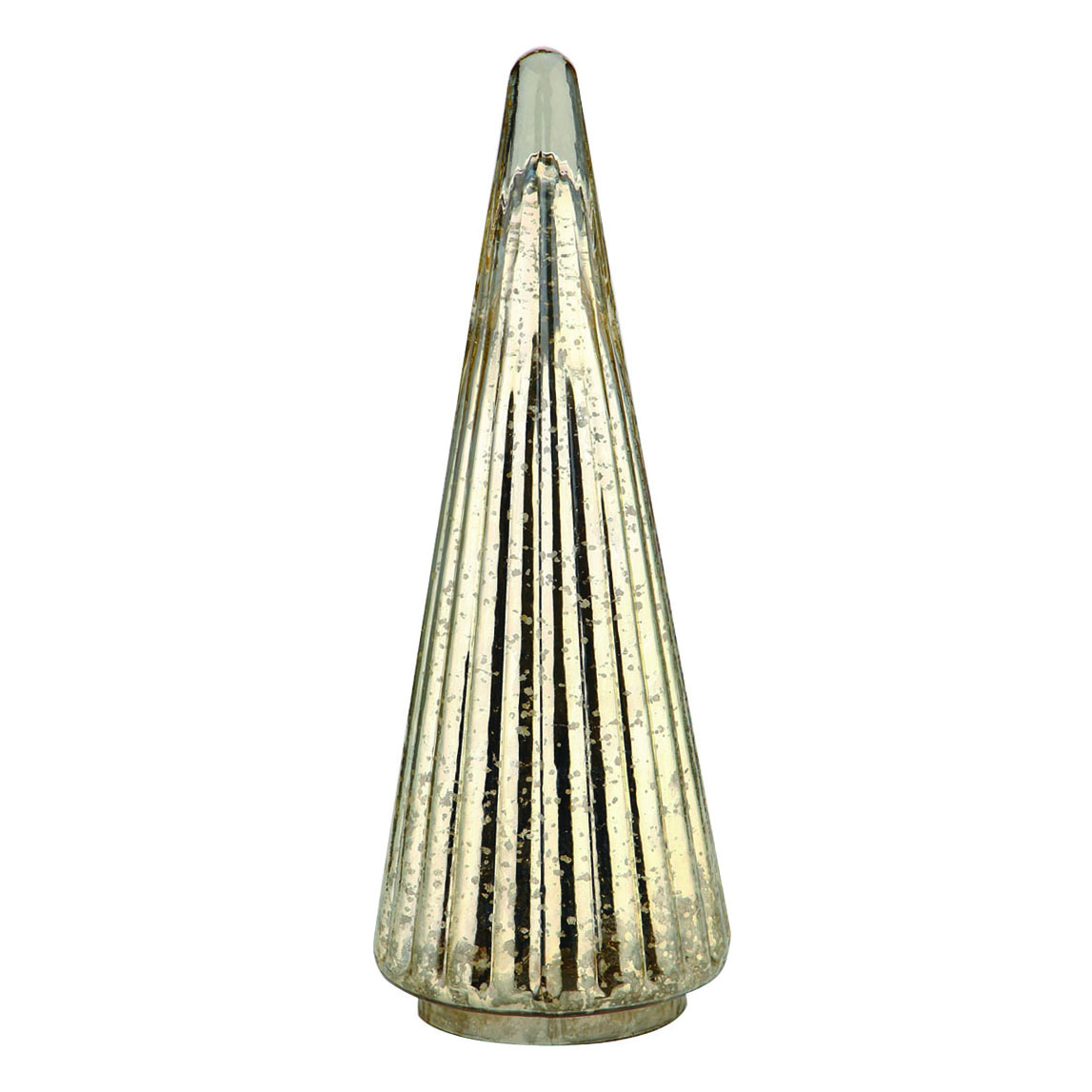51927	 D7.5"H21.5" - MERCURY GLASS CHRISTMAS TREE