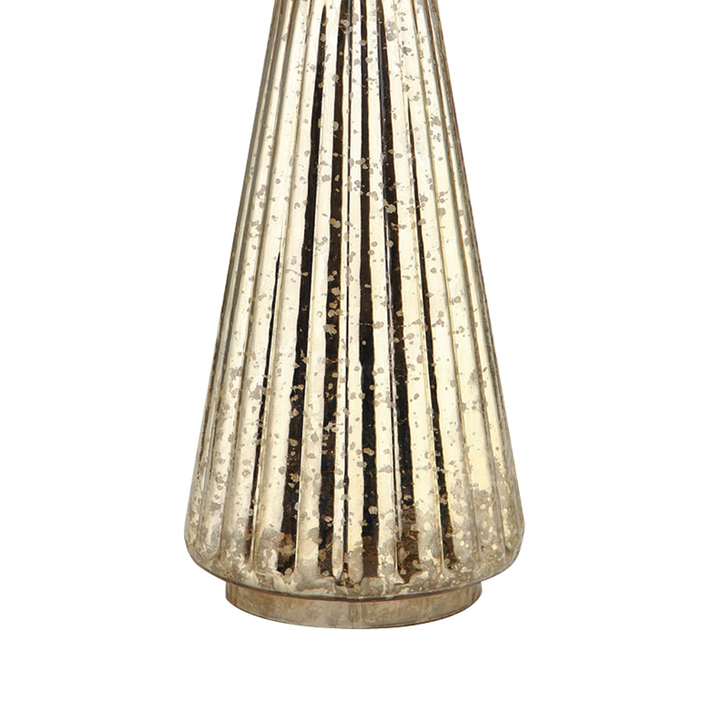 51927	 D7.5"H21.5" - MERCURY GLASS CHRISTMAS TREE