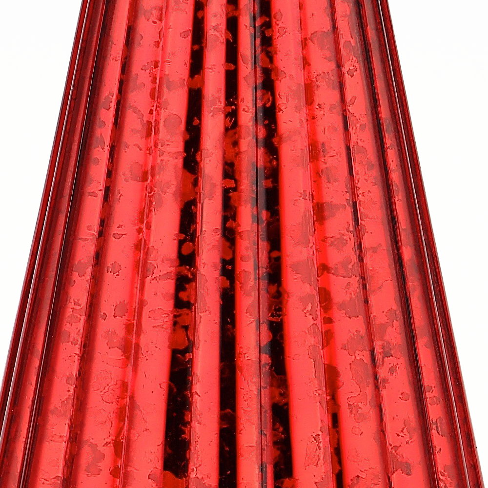 51934	 D6.5"H14.5" - MERCURY GLASS CHRISTMAS TREE