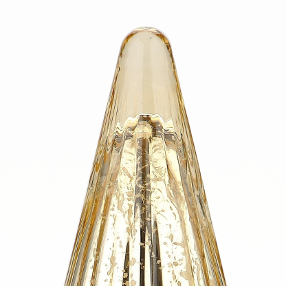 51937	 D6"H10.5" - MERCURY GLASS CHRISTMAS TREE