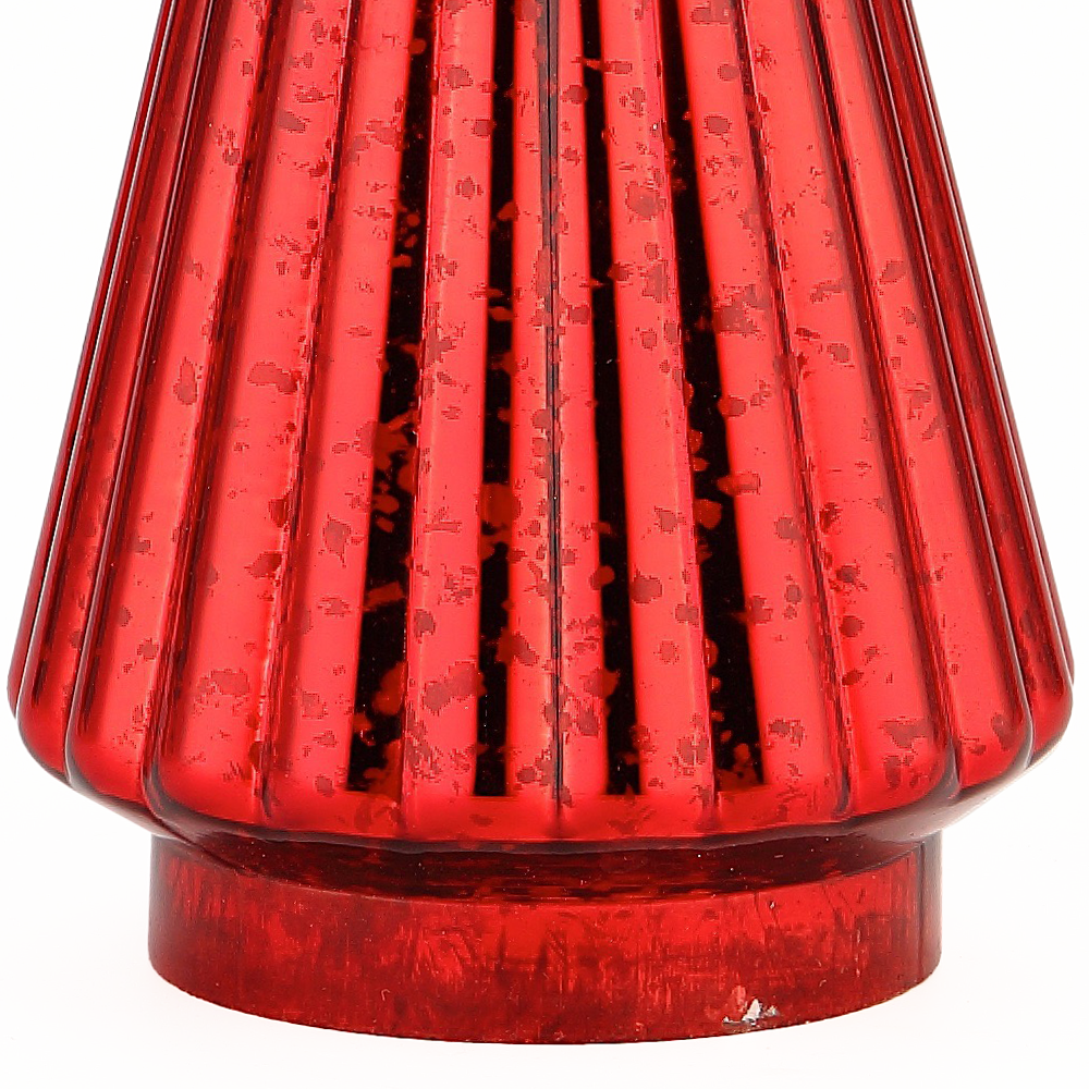 51939	 D6"H10.5" - MERCURY GLASS CHRISTMAS TREE