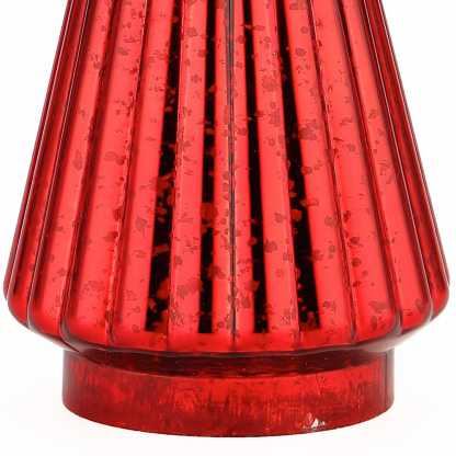 51939	 D6"H10.5" - MERCURY GLASS CHRISTMAS TREE