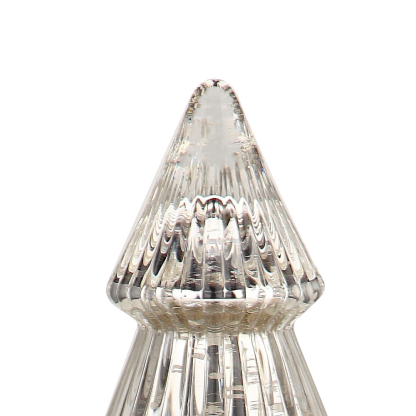 51941	 D8.5"H21.5" - MERCURY GLASS CHRISTMAS TREE