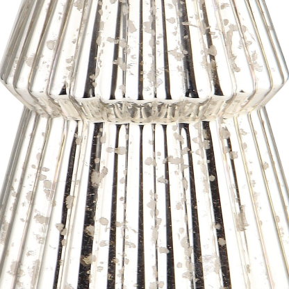 51941	 D8.5"H21.5" - MERCURY GLASS CHRISTMAS TREE