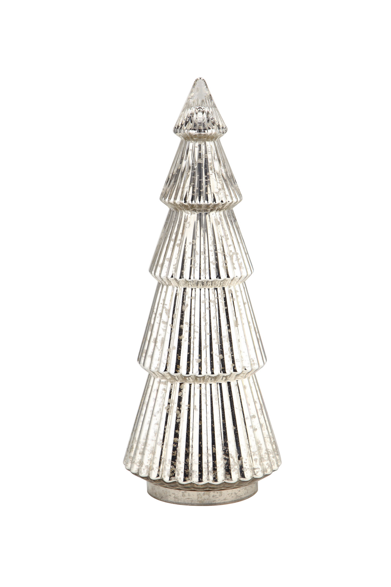 D8.5"H21.5" - MERCURY GLASS CHRISTMAS TREE