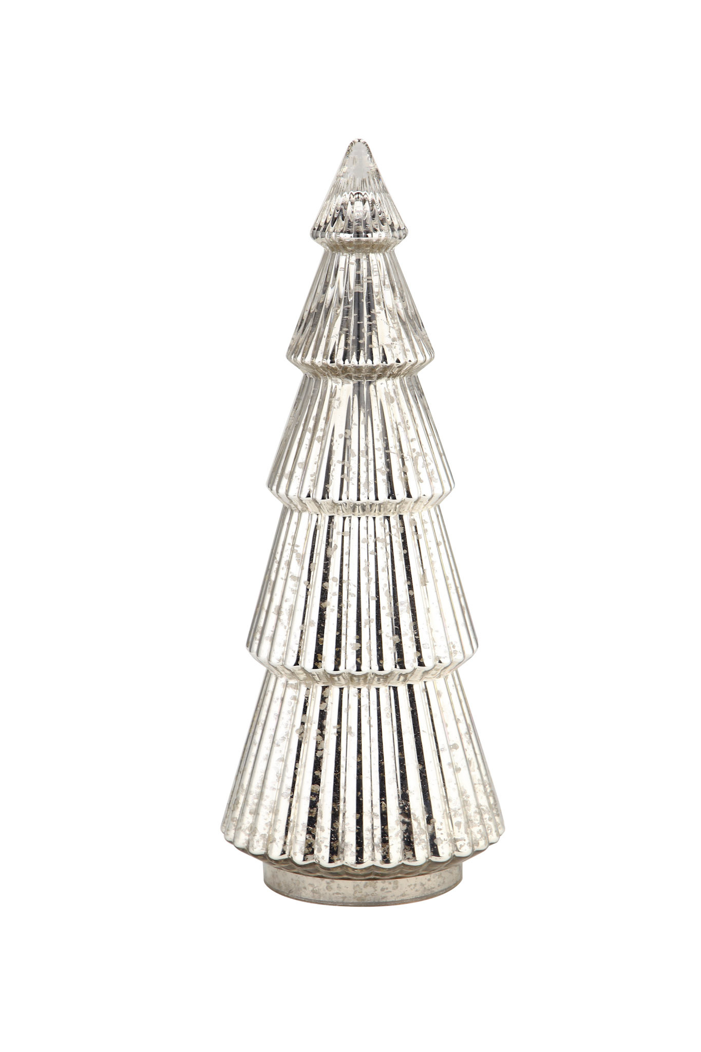 D8.5"H21.5" - MERCURY GLASS CHRISTMAS TREE