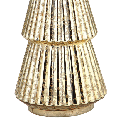 51942	 D8.5"H21.5" - MERCURY GLASS CHRISTMAS TREE