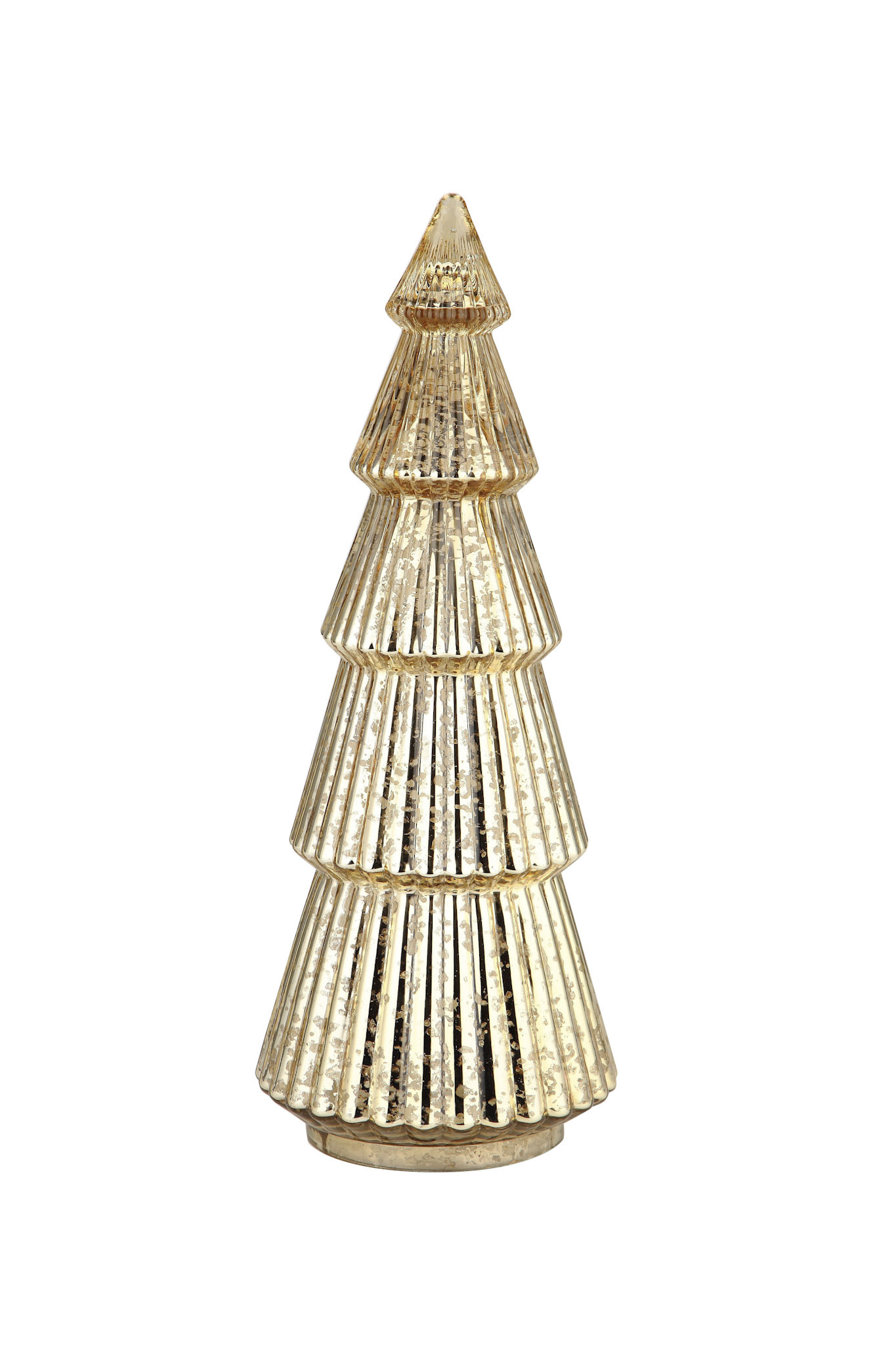D8.5"H21.5" - MERCURY GLASS CHRISTMAS TREE
