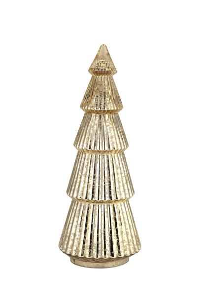 D8.5"H21.5" - MERCURY GLASS CHRISTMAS TREE