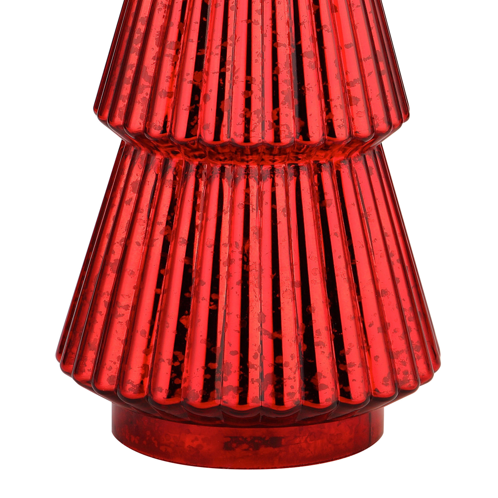 51944	 D8.5"H21.5" - MERCURY GLASS CHRISTMAS TREE