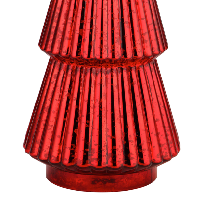 51944	 D8.5"H21.5" - MERCURY GLASS CHRISTMAS TREE
