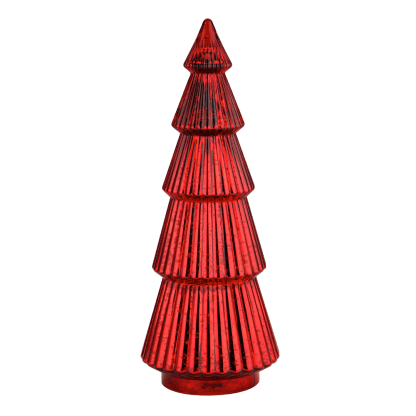 51944	 D8.5"H21.5" - MERCURY GLASS CHRISTMAS TREE
