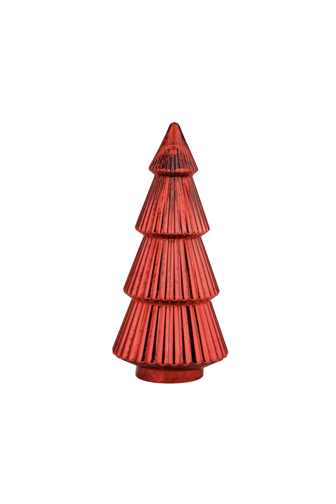 D7"H14.5" - MERCURY GLASS CHRISTMAS TREE