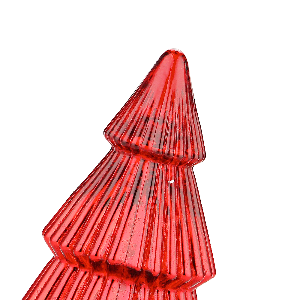 51949	 D7"H14.5" - MERCURY GLASS CHRISTMAS TREE