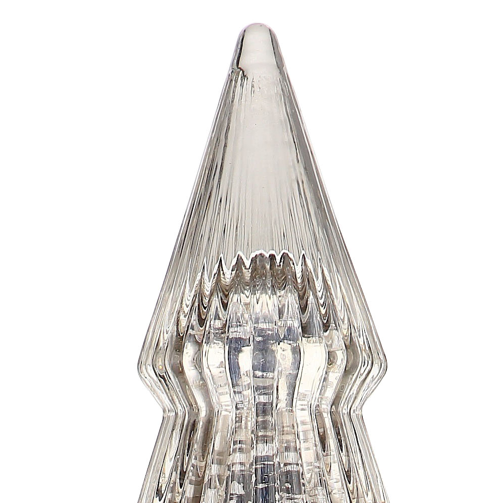 51956	 D8.5"H30" - MERCURY GLASS CHRISTMAS TREE ON PEDESTAL